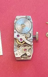 FHF 59N 17 J Movement, DuBois 1785 Dial, Hands, Caseback. Sets, Runs.Serviced. - Picture 1 of 9