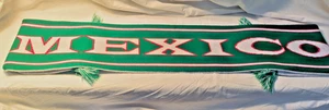 Allstate "El tricolor" Mexico 7Tx52L+fringe promotional scarf soccer/futbol - Picture 1 of 3
