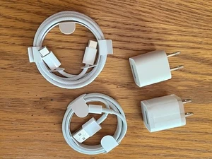 Genuine OEM Apple A1385 5W USB Travel Power Adapter Cube / Cable iPhone iPad - Picture 1 of 1