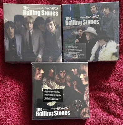 RARE! NEW! ROLLING STONES MINT 3 CD BOX SETS 1963-1965/1965-1967/1968-1971 WOW!  - Image 1 of 4