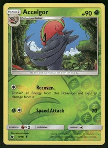 2017 Lightly Played Pokemon Accelgor 9/111 Crimson Invasion - Picture 1 of 3