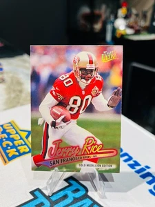 1997 Fleer Ultra - Jerry Rice #G133 GOLD MEDALLION SP RARE SAN FRANCSICO 49ERS - Picture 1 of 2