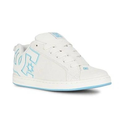 DC SHOES DC Court Graffik Damen-Skateschuhe – cremeweiß