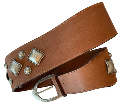 Cinturón de cadera para mujer Free People de cuero coñac talla M/L Foto 1 de 4