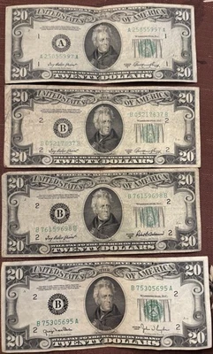 1950 20 dollar bills - Image 1 of 2