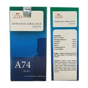5 X Allen A74 Hormonal Imbalance Drops (30ml) + FREE DELIVERY - Picture 1 of 3