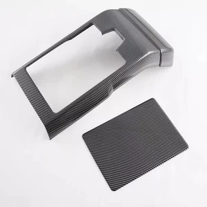 Rear Air Vent Cover Air Vent Outlet Cover ABS Material Carbon Fiber Finish - Picture 1 of 12