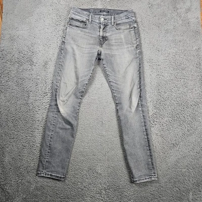 Lucky Brand Mens 30x32 412 Athletic Slim Advanced Stretch Jeans Gray Denim - Image 1 of 4