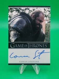 Rittenhouse Juego de Tronos Temporada 2 Conan Stevens como Gregor Clegane AUTO - Imagen 1 de 2