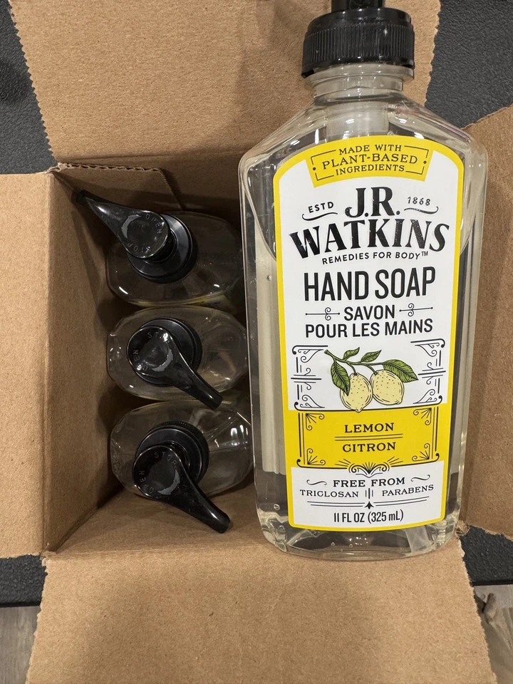 Pacote com 6!! Sabonete líquido para as mãos J.R. Watkins, limão, 11 onças cada. - Imagem 1 de 1