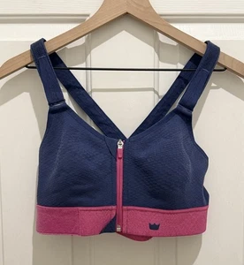 Shefit 110003 Ultimate Sports Bra Front Close High Impact Purple Pink Size: Luxe - Picture 1 of 5