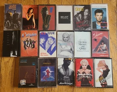 17 POP R&B RAP CASSETTE LOT NAUGHTY BY NATURE NITZER EBB. 3 SEALED. SEE PHOTOS - Image 1 of 4