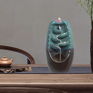 Cascada Retorno Ahumador Cerámica Reflujo Artesanía Mesa Fuente Decoración - Imagen 1 de 12