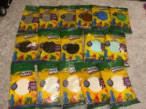Lot Of 16 CRAYOLA MODEL MAGIC 4OZ Bags White Black Gray Blue Green Aqua NEW - Picture 1 of 1