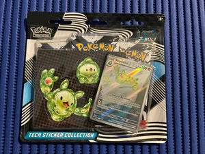 Pokemon TCG Scarlett Violet Black Bolt Tech Sticker Sammlung 3er Blister  - Bild 1 von 2