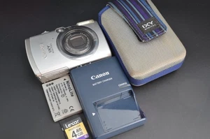 Canon IXY Digital 810 IS Silver 8MP 4x Zoom  Digital Camera Free Ship #E14 - Picture 1 of 10