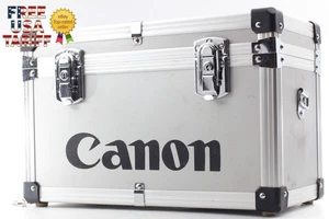 [Fast neuwertig] Canon Aluminium Hartschalenkoffer silber für Kamera & Objektive aus JAPAN - Bild 1 von 13