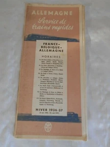 Vintage Reiseprospekt RDV Reichsbahnzentral Deutscher Reiseverkehr Deutschland 36 - Bild 1 von 4