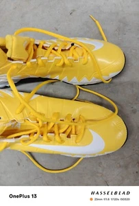 New Nike alpha cleats football Size 12 Yellow - Picture 1 of 5