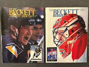 Lot of 2 Beckett Hockey Magazines: 4/93 Lemieux, #30, 5/94 Roy, #43 - Picture 1 of 4