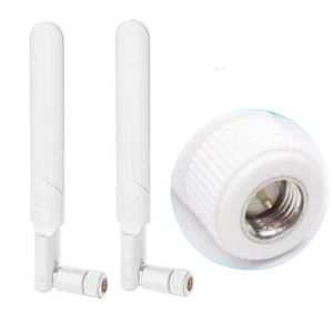 Dual Band WiFi Antenna 2.4GHz 5GHz 5.8GHz 9dBi MIMO SMA Male Antenna for WiFi... - Picture 1 of 1
