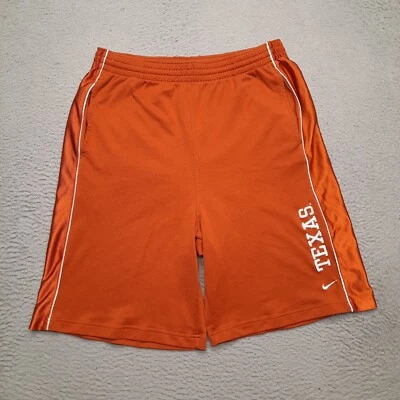 VINTAGE Nike Texas Longhorns Shorts Men's XL Orange White Basketball Football - Image 1 of 4