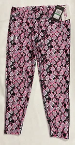 Under Armour Girls Youth Large Fitted Leggings Neon Print Brand New - Picture 1 of 9