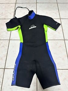 Women 3/2mm Neoprene Diving Suit Snorkeling Scuba Swim Short Wetsuits Size S