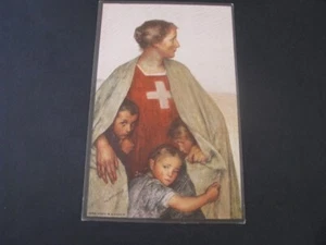 Schweiz Postkarte Rotes Kreuz von 1917 ungebraucht - Bild 1 von 5