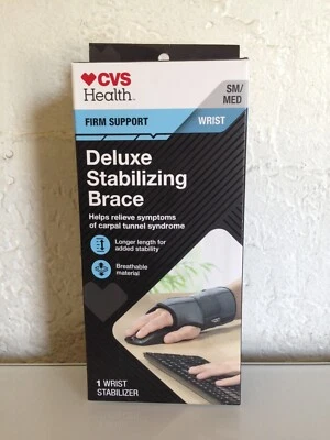 CVS Health Firm Support, Muñequera Estabilizadora de Lujo, Talla SM/Mediana Foto 1 de 4