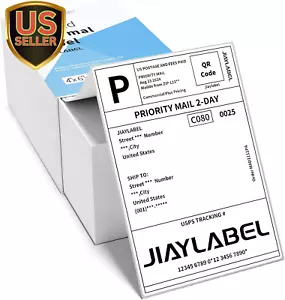4X6 Thermal Shipping Label Mailing Stickers Paper for Thermal Label Printer U... - Picture 1 of 1