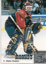 1999-00 Pacific Omega #12 Damian Rhodes Atlanta Thrashers (2018-0712)