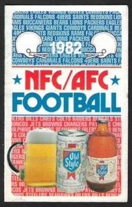 RARO 1982 NFL calendario de fútbol americano!!! Estilo antiguo - Imagen 1 de 1