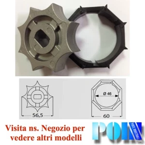 ADATTATORE TUBO BONFANTI 46-60 mm DIAM. MOTORE 45mm.  TAPPARELLA E TENDE DA SOLE - Foto 1 di 1