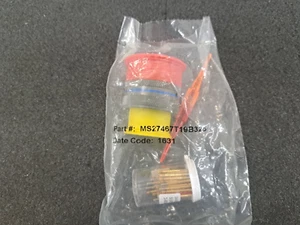 New, Amphenol, MS27467T19B32S, Conn Circular SKT 32 POS Crimp ST Cable Mount 32 - Picture 1 of 3