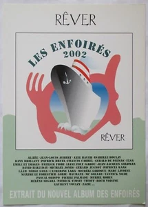 LES ENFOIRÉS - PETIT PLAN MÉDIA "RÊVER" ( DE MYLÈNE FARMER) - Imagen 1 de 2