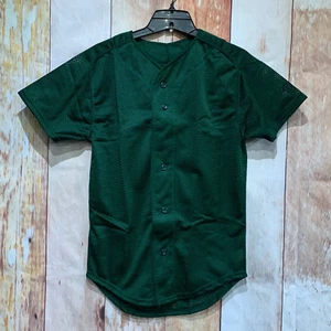 New Tag Team Uniform Youth Small Button Down Baseball Mesh Short Sleeve Jersey - Picture 1 of 4