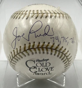 Joe Rudi Gold Glove 74,75,76 Oakland A’s SIGNED psa Baseball w/ hologram - Picture 1 of 8