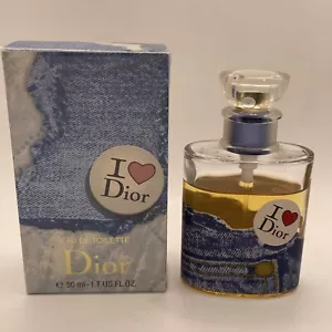 I Love Dior by Christian Dior Women Perfume 1.7 oz 50 ml Vintage EDT Spray - Picture 1 of 6