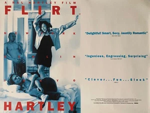 FLIRT ORIG BRITISH QUAD POSTER 1995   30" X 40" ROLLED  HAL HARTLEY-PAUL AUSTIN - Picture 1 of 1