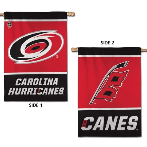 CAROLINA HURRICANES 2 SIDED HOUSE FLAG 28"X40" VERTICAL BANNER OUTDOOR RATED Cover
