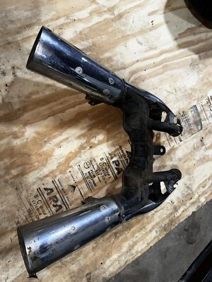 Conjunto de caja colector silenciador silenciador escape Yamaha VMax1200 1985-en Foto 1 de 4