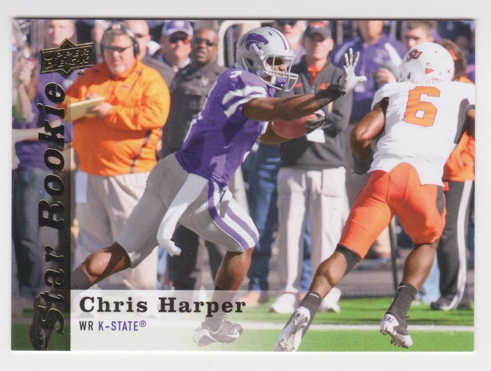 2013 Upper Deck RC Star Rookie #77 Chris Harper Kansas State Wildcats - Image 1 of 1