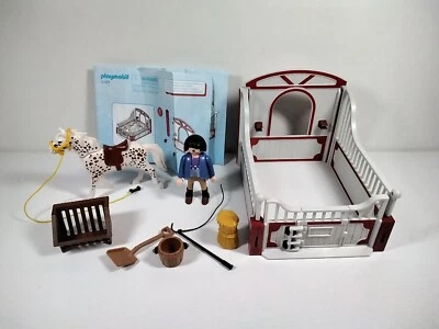 Playmobil 5107 Knabstrupper Met Paardebox B019 - Photo 1/4