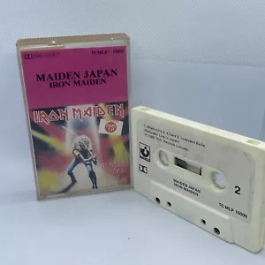 IRON MAIDEN Maiden Japan CASSETTE TAPE 1981 New Zealand Import Rare TC MLP 15000 - Picture 1 of 4