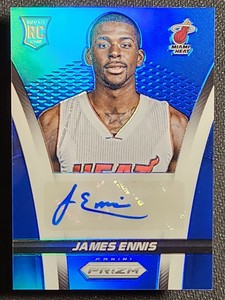 2014-15 Panini Prizm JAMES ENNIS #31 Blue RC Heat /499