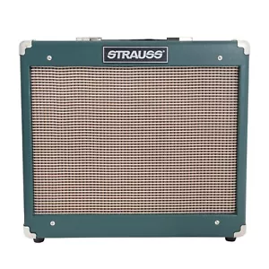 Strauss SVT-15R 15 Watt Combo Valve Amplifier with Reverb (Green) Brand New - Foto 1 di 5