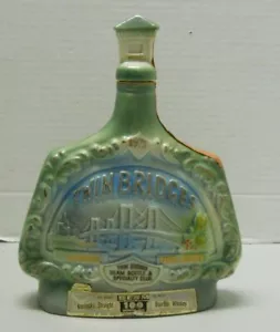 Jim Beam Delaware Memorial Bridge to New Jersey Twin Bridges 1971 Decanter Empty - Bild 1 von 10