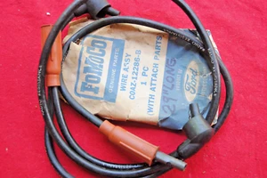 60 61 63 - 66 67 FORD V8 NOS FORD SPARK PLUG WIRES C0AZ 12286 B WITH FORD LOGO - Picture 1 of 2