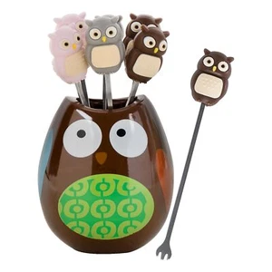 Fruit Fork Set Cute Animal Food Picks Stainless Steel Animal Fruit Fork Party... - Picture 1 of 6